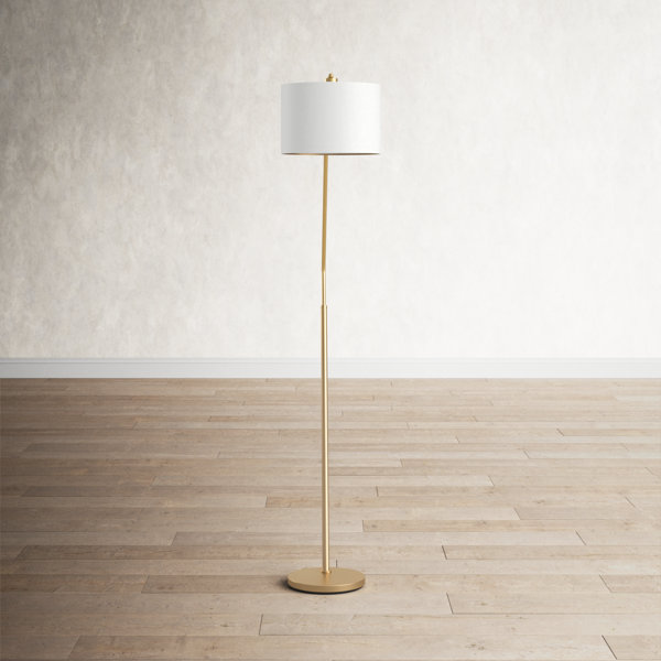 Birch Lane™ Emzie 76'' Gold Arched Floor Lamp & Reviews | Wayfair